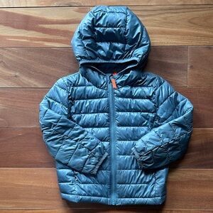 Primary Medium Blue Lightweight Puffer Jacket 4T